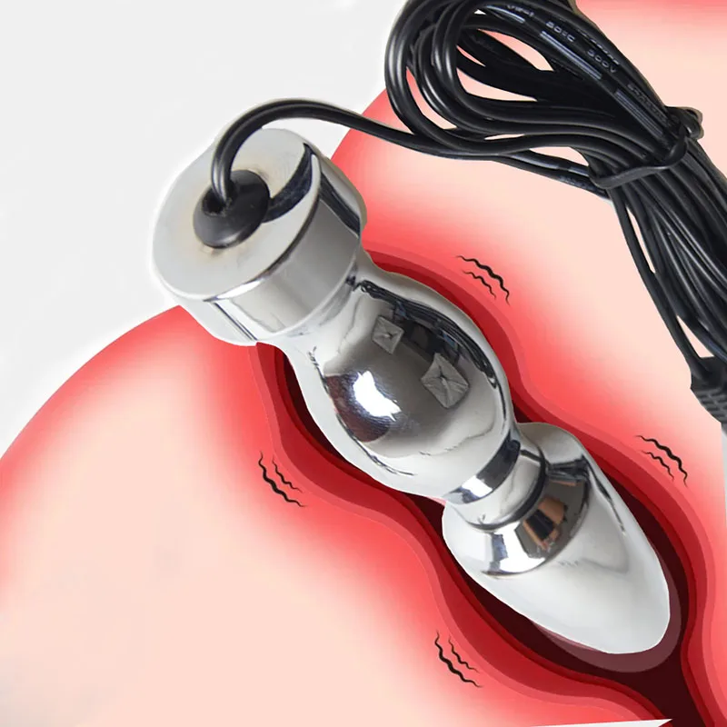 Electric Shocker Anal Butt Plug,E stim Estim Sex Toys,Electro Shock Bdsm Penis Plug Sounding,Electrostimulator E-stim Unit