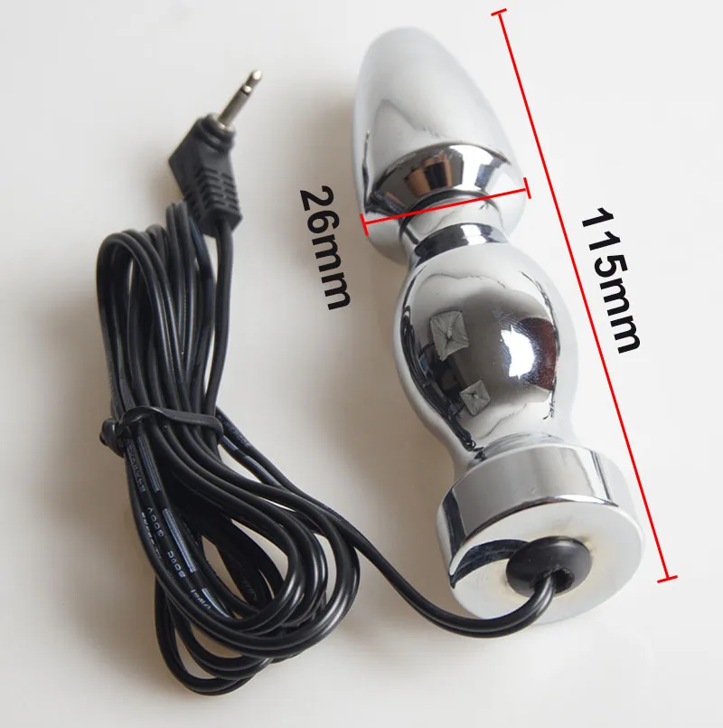 Electric Shocker Anal Butt Plug,E stim Estim Sex Toys,Electro Shock Bdsm Penis Plug Sounding,Electrostimulator E-stim Unit