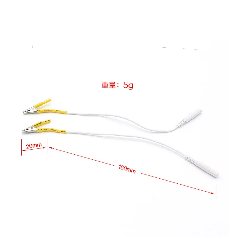 Electrode Lead Electric Shock Wires，Electrical Set Electro Cable To Connect for Penis Anal Therapy Massager E-stim Sex Toys