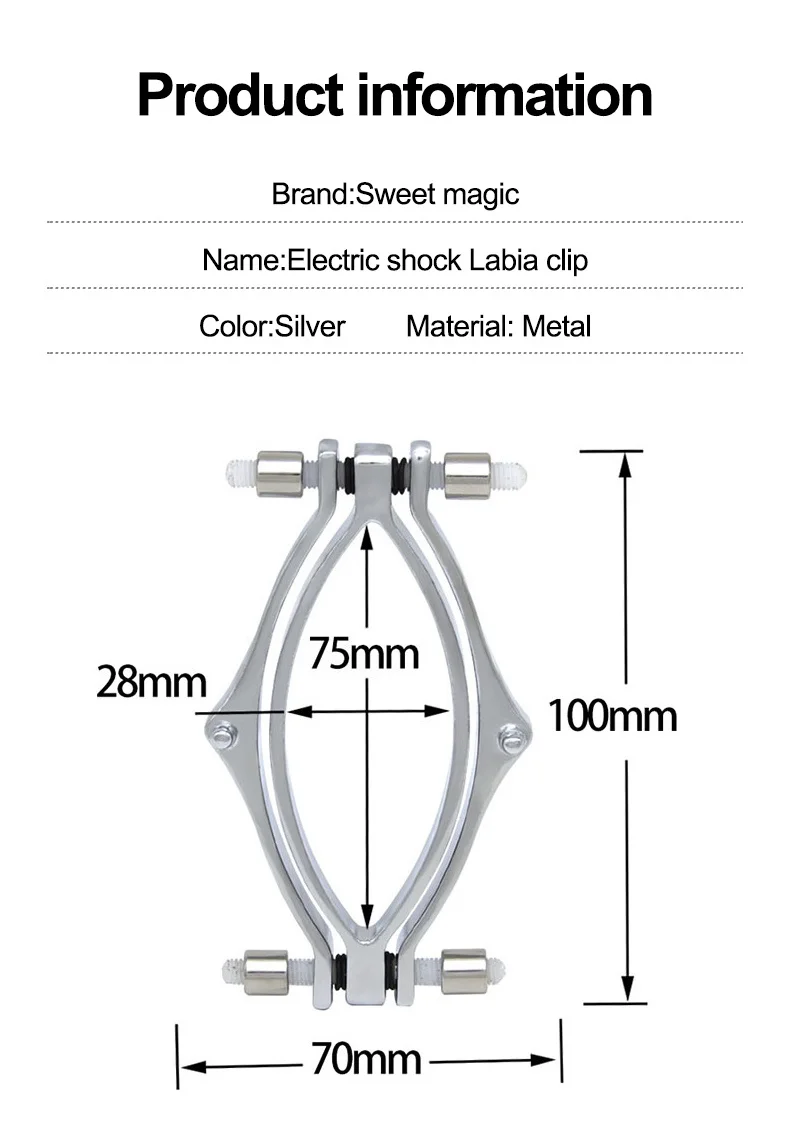 18+ Adults Electric Shock Nipple Clamps Electrical Stimulator Electro Labia Clip Clitoris Massager E-stim Slave Women Sex Toys