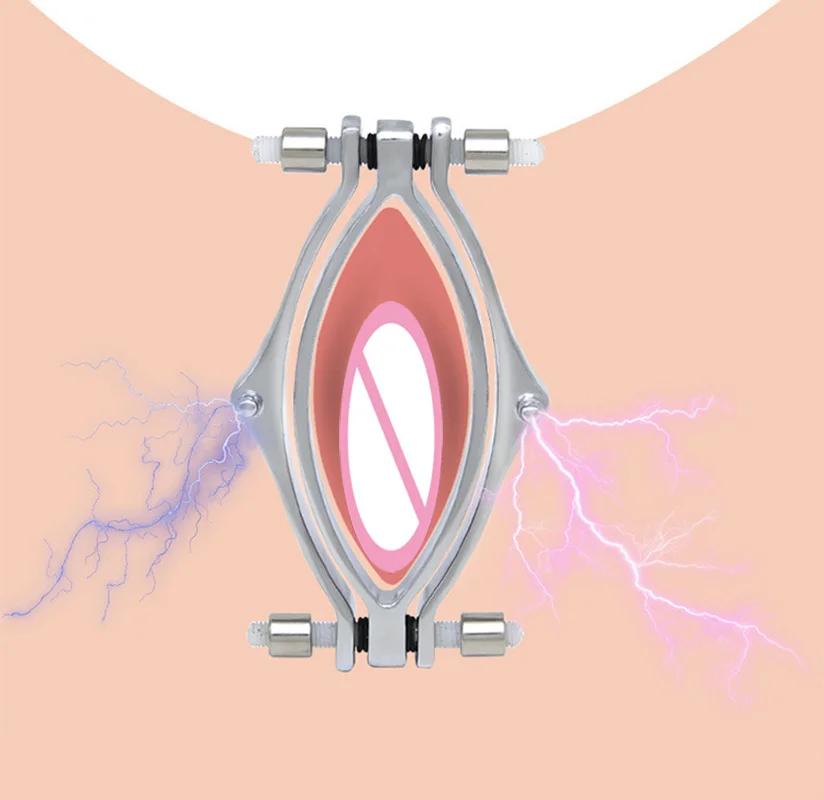 18+ Adults Electric Shock Nipple Clamps Electrical Stimulator Electro Labia Clip Clitoris Massager E-stim Slave Women Sex Toys