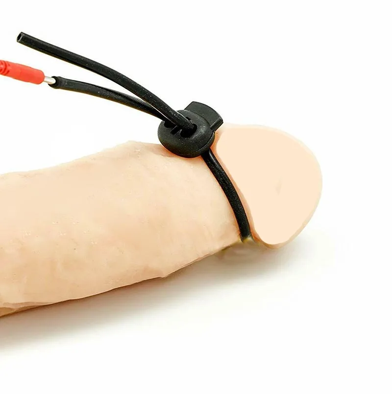 Electro Sex for Men,E stim Penis Cock Ring,Electrosex Electrostimulation Cockring,e-stim Chastity Cage,BDSM Toys,Electric Shock