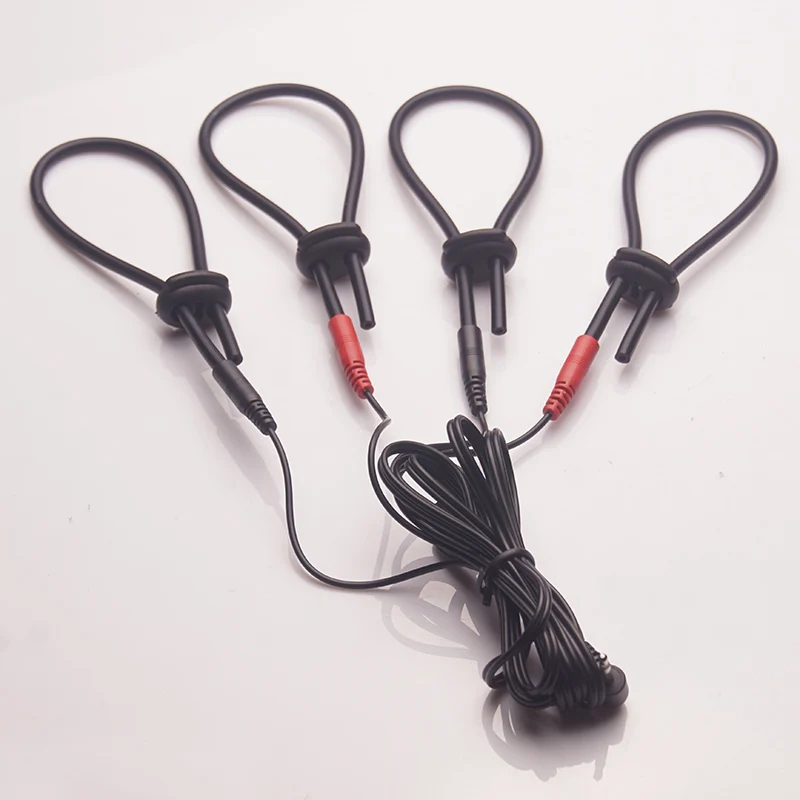 Electro Sex for Men,E stim Penis Cock Ring,Electrosex Electrostimulation Cockring,e-stim Chastity Cage,BDSM Toys,Electric Shock