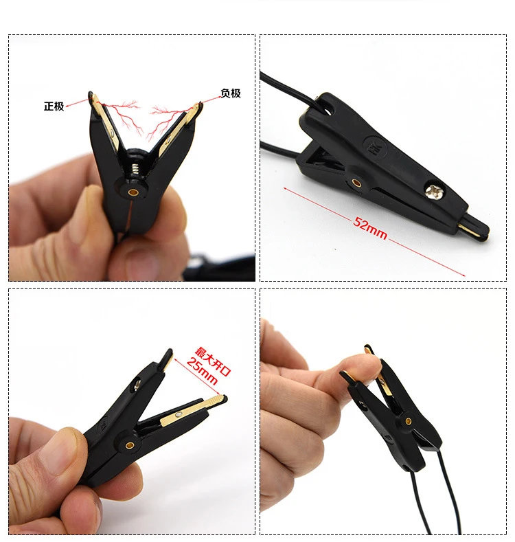 Electric Shock Nipple Clamp Breast Massager BDSM Bondage E-stim Clit Clip Electro Penis Stimulation Sex Game Toy Sex Product Kit