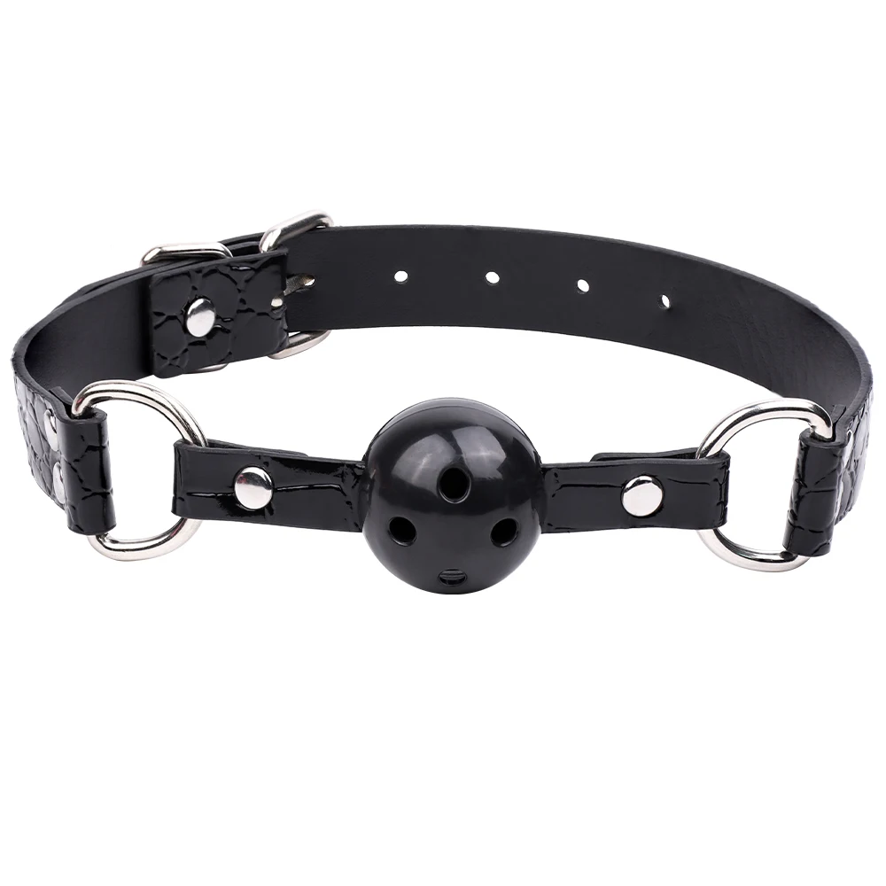 Silicone Ball Gag with Breathing Holes Detachable Open Mouth Gag Breathable Muzzles Bondage Restraints Adult Toys for Women Play Silicone Ball Gag with Breathing Holes Detachable Open Mouth Gag Breathable Muzzles Bondage Restraints Adult Toys for Women Play