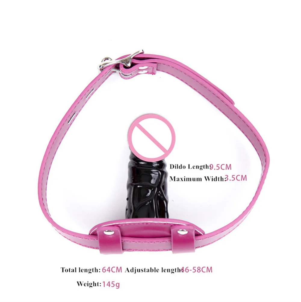Open Mouth Dildo Gag Penis Plug Oral Sex Toys For Women Men Fetish Bdsm Bondage Restraints Adult Games Sexyshop Couple Products
