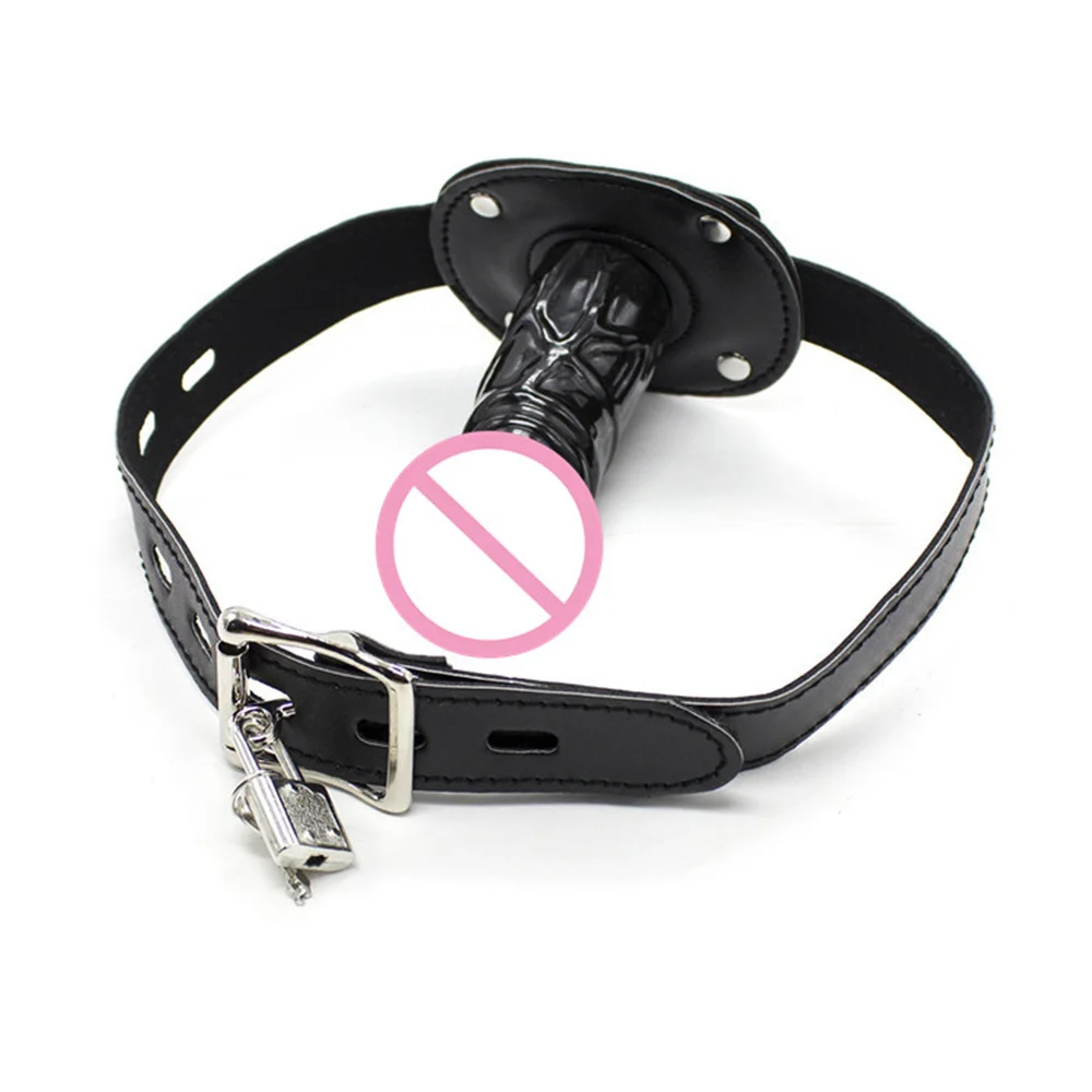 Open Mouth Dildo Gag Penis Plug Oral Sex Toys For Women Men Fetish Bdsm Bondage Restraints Adult Games Sexyshop Couple Products