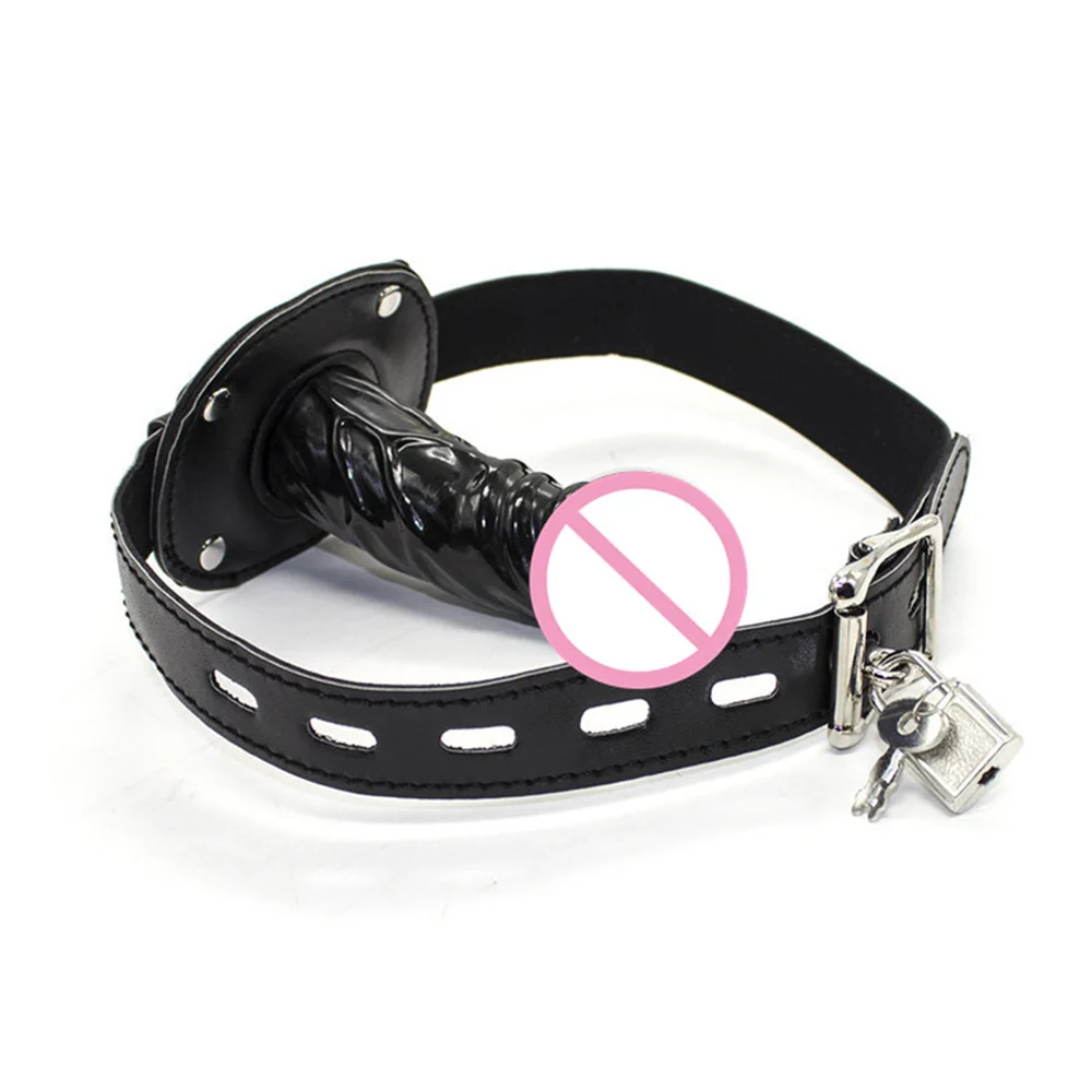 Open Mouth Dildo Gag Penis Plug Oral Sex Toys For Women Men Fetish Bdsm Bondage Restraints Adult Games Sexyshop Couple Products
