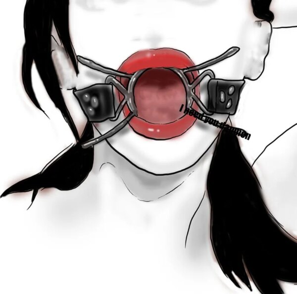 BDSM Metal O Shaped Ring/Spider Open Mouth Gag, Leather Restraint Blowjob Gags,Sex Bondage Toys For Couples