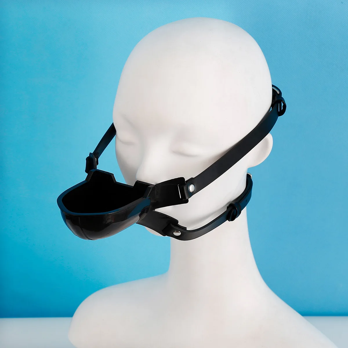 BDSM Slave Dog Training Watering Funnel Gag Bondage Restraint Open Mouth Breathable Sex Toys For Couple Make one's mouth water