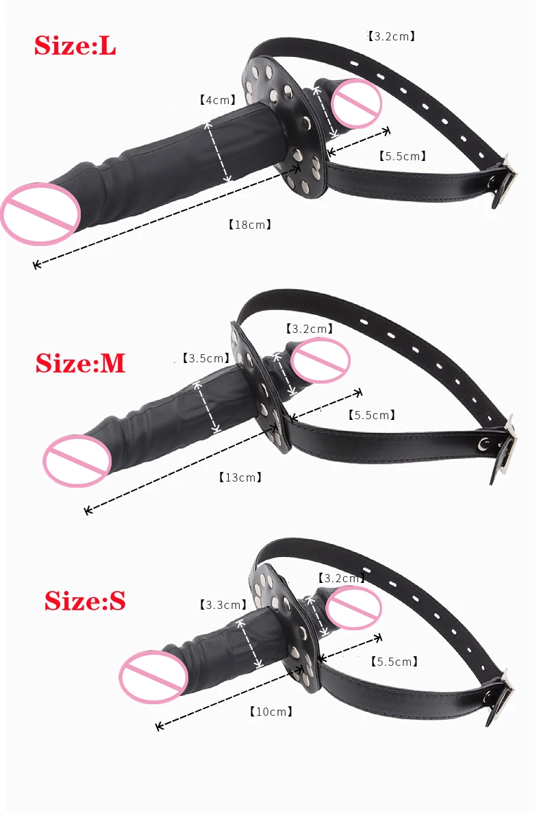 Double-Ended Penis Plug Dildo Open Mouth Gag Fetish BDSM Bondage Bite Adult Sex Toys Products for Women Men Couples Sexy Slave Double-Ended Penis Plug Dildo Open Mouth Gag Fetish BDSM Bondage Bite Adult Sex Toys Products for Women Men Couples Sexy Slave