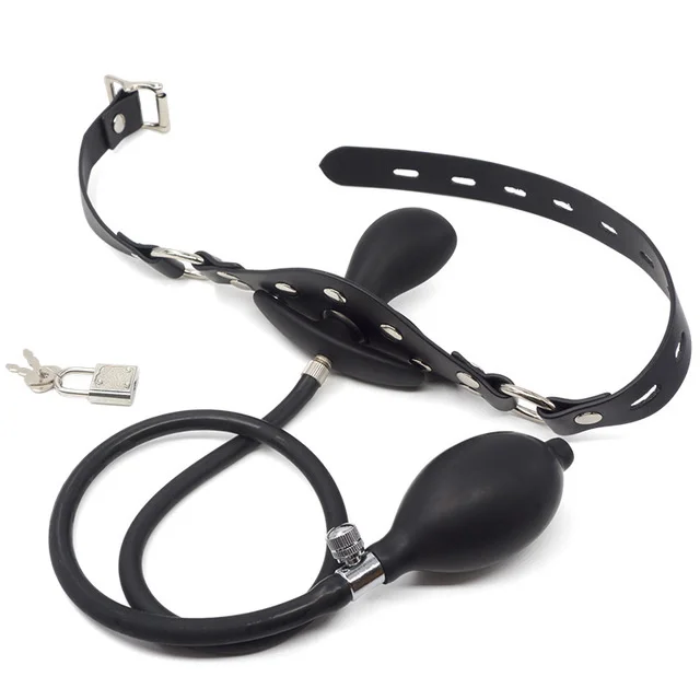 Liquid Silicone Inflatable Bondage Mouth Gag Oral Stuffed Open Mouth Ball Stick Plug Passion Flirting Restriants Adult Sex Toy Liquid Silicone Inflatable Bondage Mouth Gag Oral Stuffed Open Mouth Ball Stick Plug Passion Flirting Restriants Adult Sex Toy