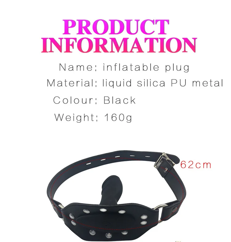 Liquid Silicone Inflatable Bondage Mouth Gag Oral Stuffed Open Mouth Ball Stick Plug Passion Flirting Restriants Adult Sex Toy Liquid Silicone Inflatable Bondage Mouth Gag Oral Stuffed Open Mouth Ball Stick Plug Passion Flirting Restriants Adult Sex Toy