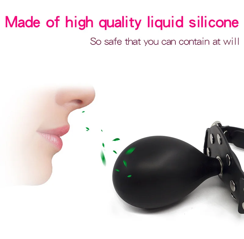 Liquid Silicone Inflatable Bondage Mouth Gag Oral Stuffed Open Mouth Ball Stick Plug Passion Flirting Restriants Adult Sex Toy Liquid Silicone Inflatable Bondage Mouth Gag Oral Stuffed Open Mouth Ball Stick Plug Passion Flirting Restriants Adult Sex Toy