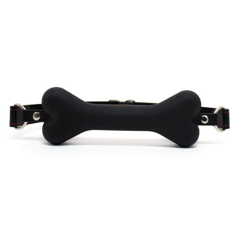 Soft Harness Mouth Silicone Dog Bone Ball Gag Open Mouth Gag Bdsm Bondage Slave Gag Sex Products Sm  Sex Toys for Women