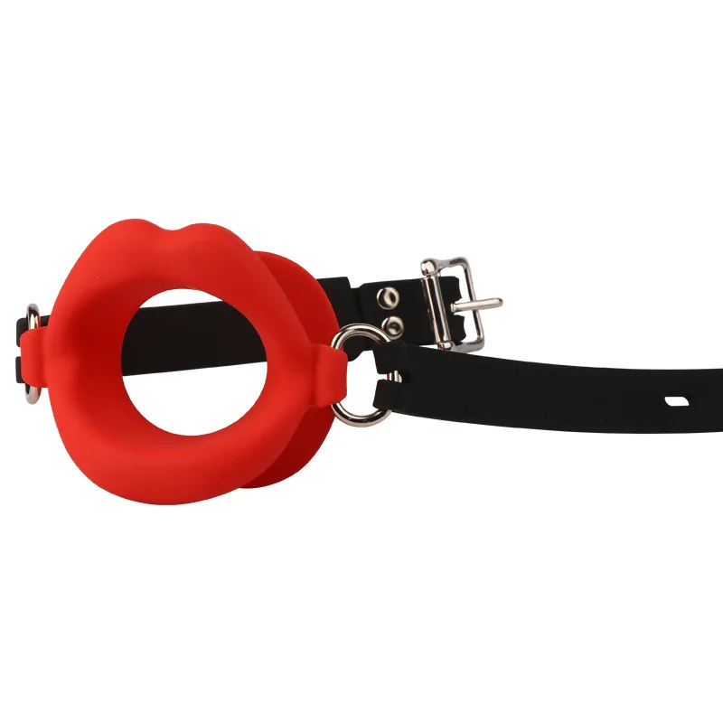 Silicone Mouth Plug Oral Fixation Ring Open Gag BDSM Bondage Restraint Lips Adult Sex Toys for Couples Men Women Extreme Special