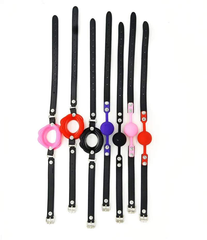 Soft Silicone Oral Fetish Open Mouth Gag Bondage Gear Slave Gag Ball Bdsm toys Fun Sex Games Adult Toys Sex Toys for Women