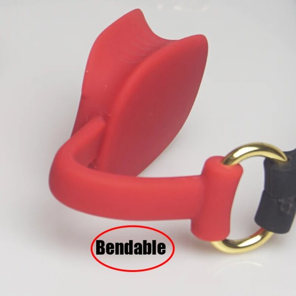 100% Silicone BDSM Open Mouth Spreader Gag Harness,SM Invisible Slave Gags Bondage,Sex Toys For Couples Adult Games,Restraints
