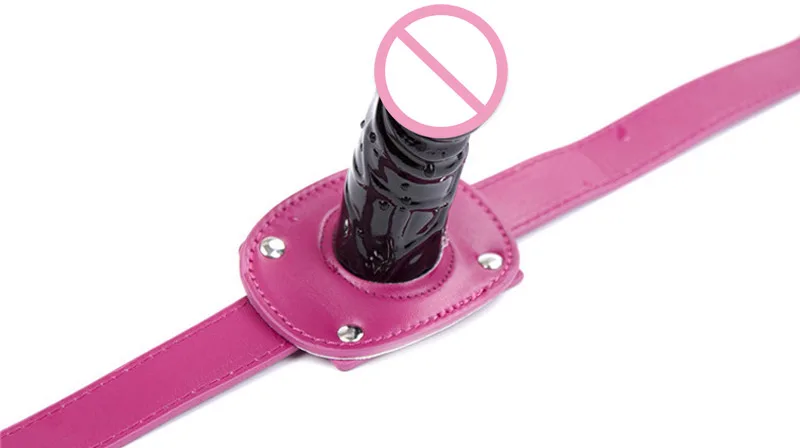 Silicone Penis Plug Dildo Open Mouth Gag Fetish BDSM Bondage Bite Adult Sex Toys Products for Women Men Couples Sexy Slave Games