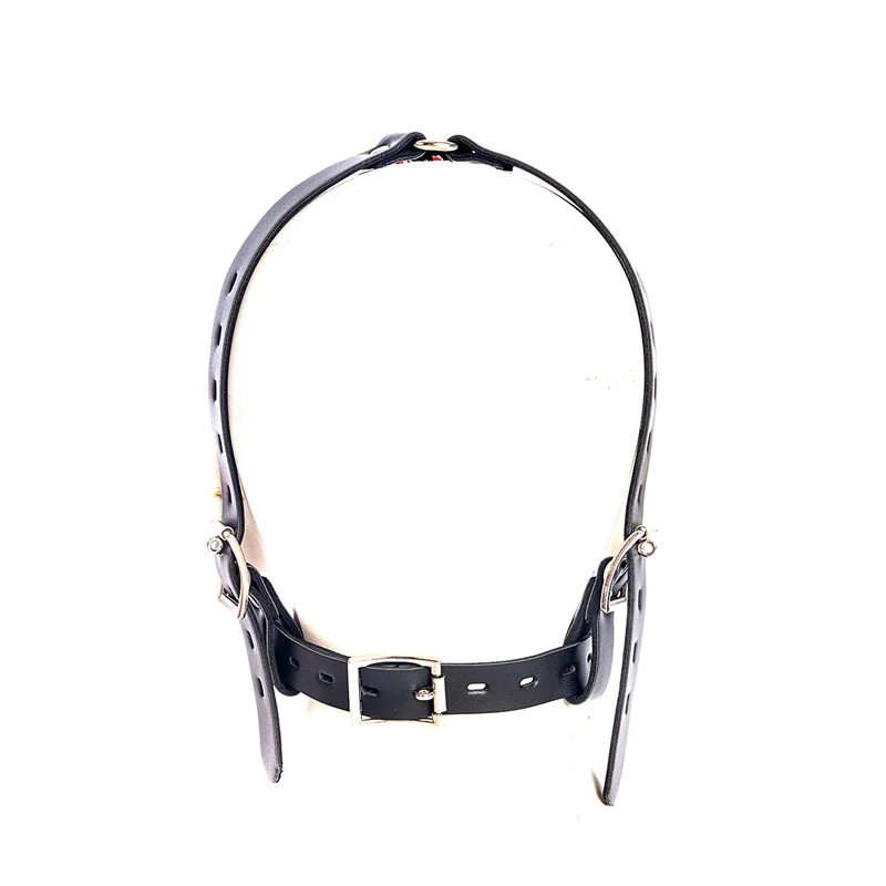 BDSM Slave Open Mouth Bite Gag Metal Nose Hook Oral Fixation Nose Clip Sex Toys PU Leather Head Harness Bondage Strap BDSM Slave Open Mouth Bite Gag Metal Nose Hook Oral Fixation Nose Clip Sex Toys PU Leather Head Harness Bondage Strap