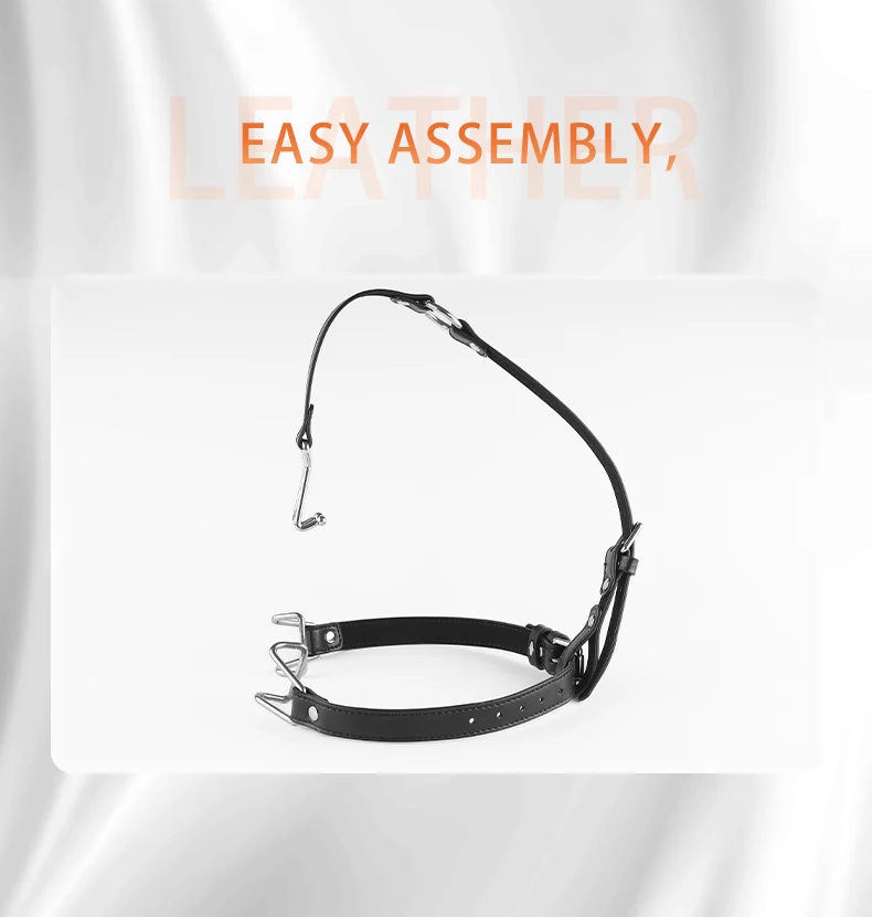 SM mouth plug female slave mouth plug stainless steel clip plug couple sex toys open mouth gag harness plug training sex product SM mouth plug female slave mouth plug stainless steel clip plug couple sex toys open mouth gag harness plug training sex product