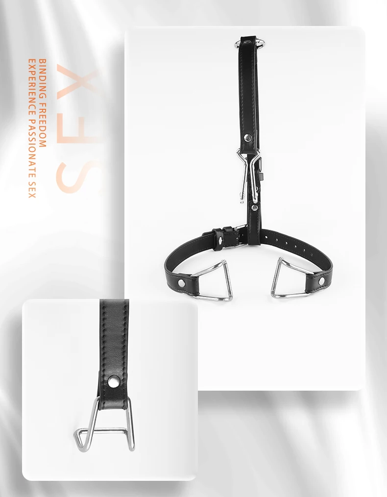SM mouth plug female slave mouth plug stainless steel clip plug couple sex toys open mouth gag harness plug training sex product SM mouth plug female slave mouth plug stainless steel clip plug couple sex toys open mouth gag harness plug training sex product