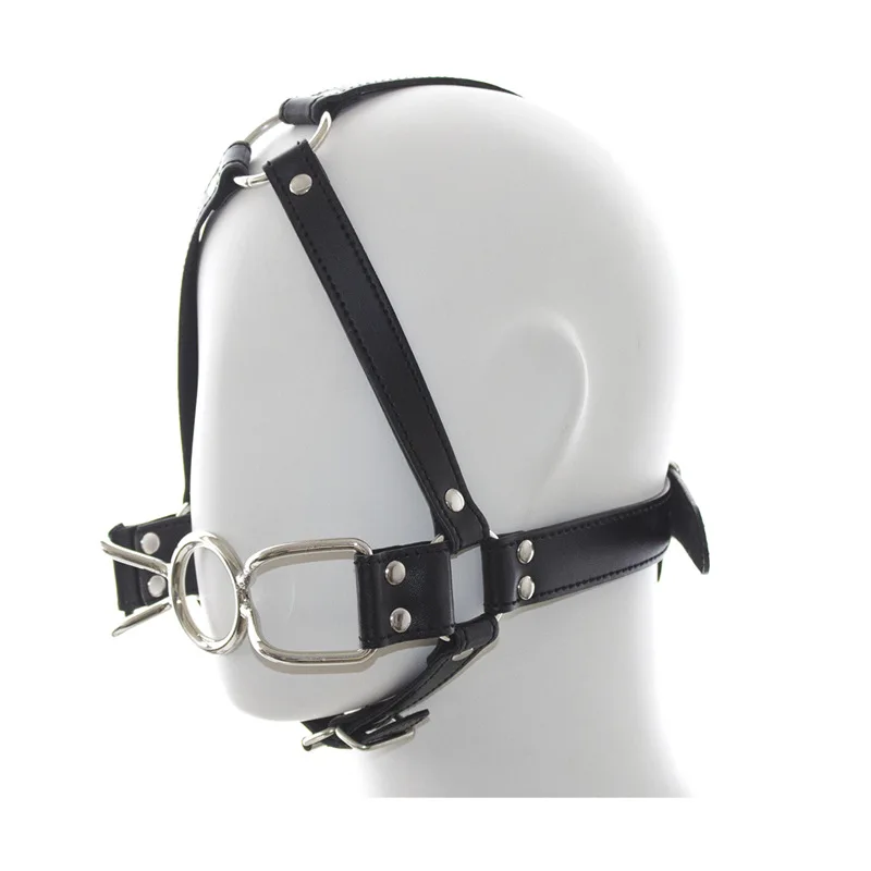 2024 Sex Toys Metal Ring Gag Flirting Open Mouth with O-Ring Sexual Bondage bdsm Harness type exotic accessories for Couples