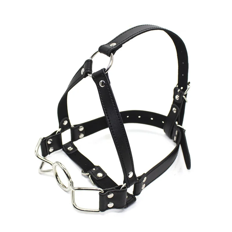 2024 Sex Toys Metal Ring Gag Flirting Open Mouth with O-Ring Sexual Bondage bdsm Harness type exotic accessories for Couples