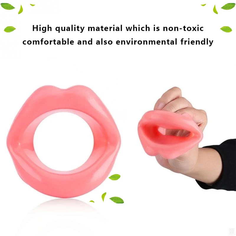 BDSM Oral Sex Toys Open Mouth Lip Shape Gag Fetish Slave Bondage Accessories Silicone Mouth Gag Ball Adult Sex Toys Gay Fetish