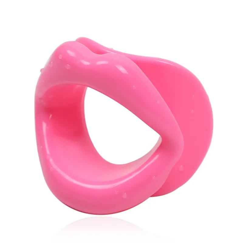 BDSM Oral Sex Toys Open Mouth Lip Shape Gag Fetish Slave Bondage Accessories Silicone Mouth Gag Ball Adult Sex Toys Gay Fetish