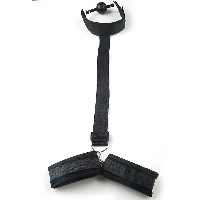 Adult Products Nylon Sex Handcuffs Open Mouth Gag Ball Bdsm Bondage Sex Games BDSM Restraints Erotic Sex Toys For Woman Couples Adult Products Nylon Sex Handcuffs Open Mouth Gag Ball Bdsm Bondage Sex Games BDSM Restraints Erotic Sex Toys For Woman Couples