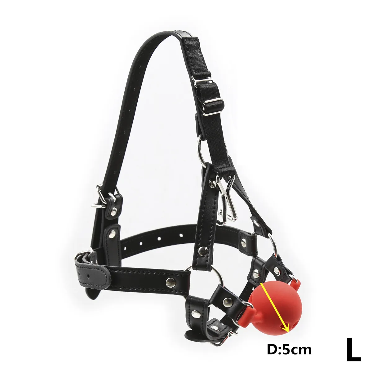 Bdsm Bondage Harness Strap Head Belts with Silicone Hollow Mouth Gag Ball and Nose Hook for Fetish Slave Role Play Sex Toys Bdsm Bondage Harness Strap Head Belts with Silicone Hollow Mouth Gag Ball and Nose Hook for Fetish Slave Role Play Sex Toys