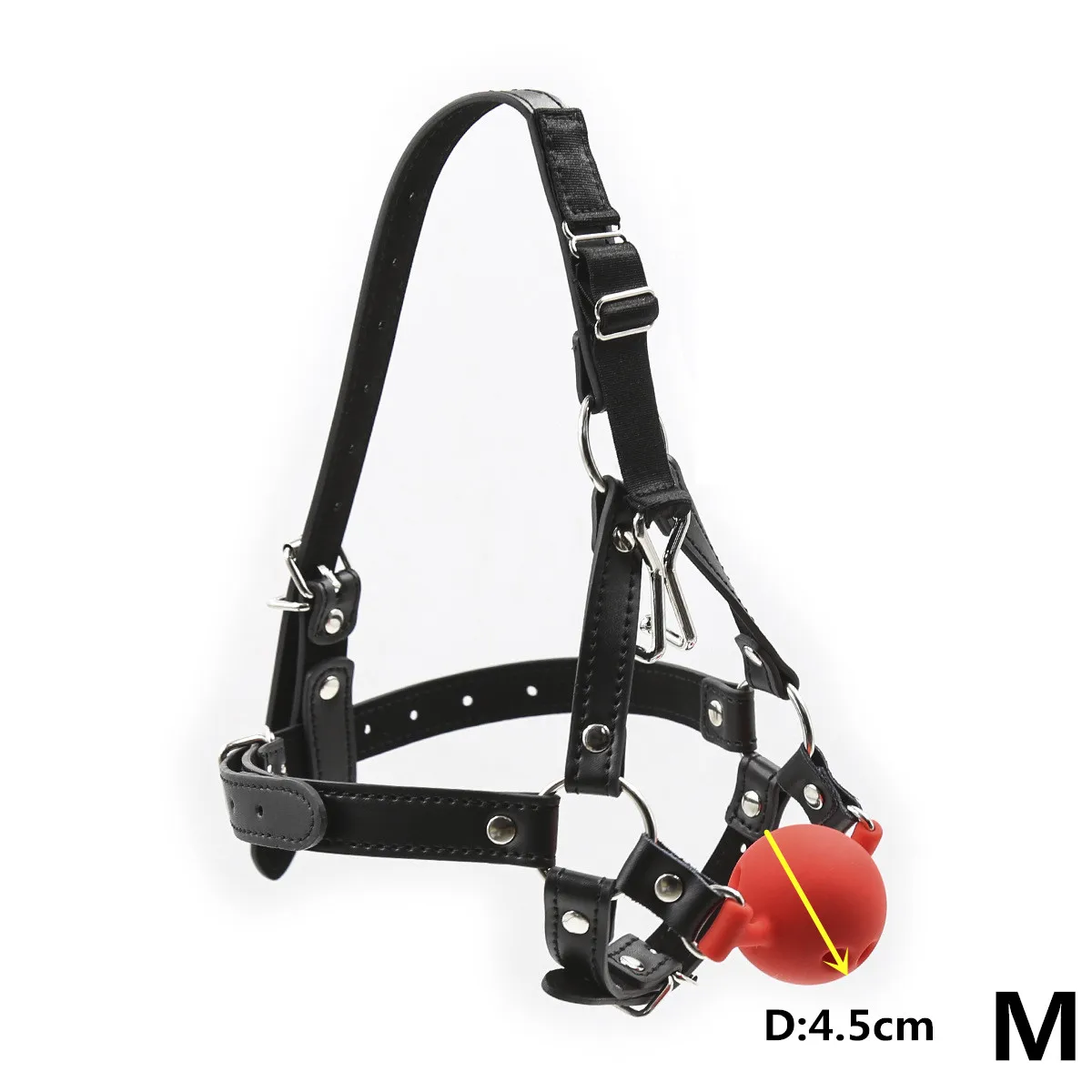 Bdsm Bondage Harness Strap Head Belts with Silicone Hollow Mouth Gag Ball and Nose Hook for Fetish Slave Role Play Sex Toys Bdsm Bondage Harness Strap Head Belts with Silicone Hollow Mouth Gag Ball and Nose Hook for Fetish Slave Role Play Sex Toys