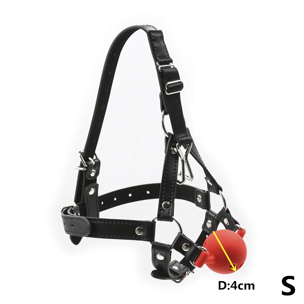 Bdsm Bondage Harness Strap Head Belts with Silicone Hollow Mouth Gag Ball and Nose Hook for Fetish Slave Role Play Sex Toys Bdsm Bondage Harness Strap Head Belts with Silicone Hollow Mouth Gag Ball and Nose Hook for Fetish Slave Role Play Sex Toys