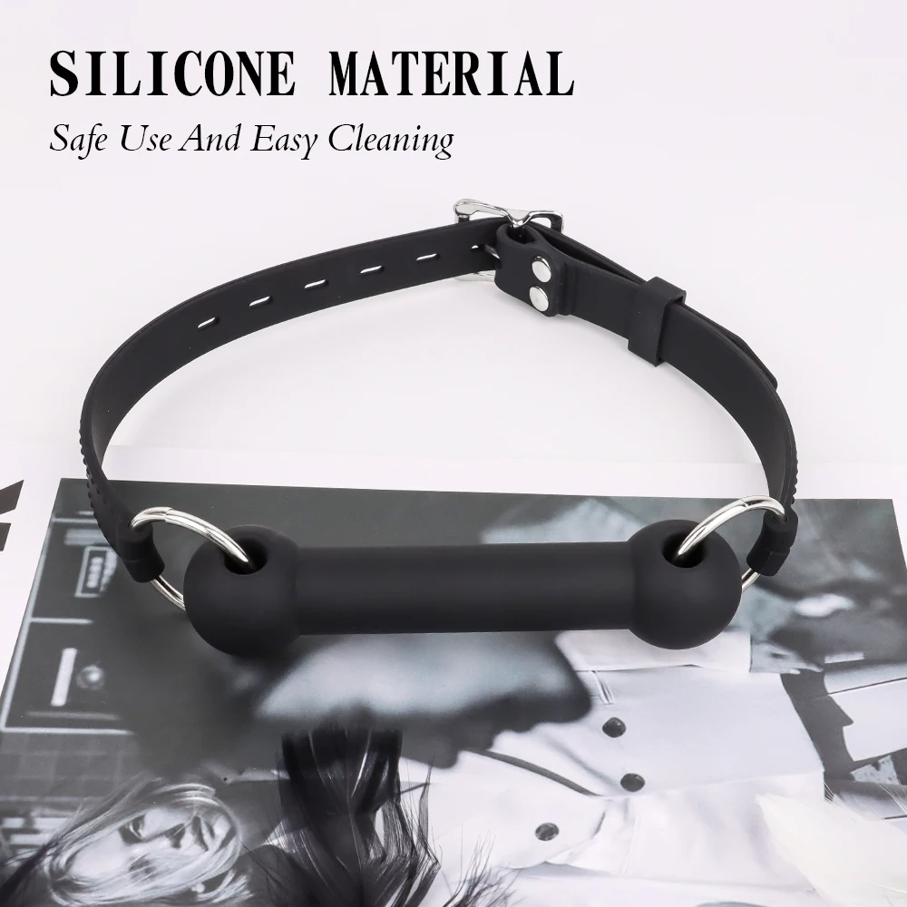 Oral Mouth Gag BDSM Bite Silicone Bone Gag SM Bondage Restraint Adult Sex Toys Ball Gag for Adults Oral Mouth Gag BDSM Bite Silicone Bone Gag SM Bondage Restraint Adult Sex Toys Ball Gag for Adults