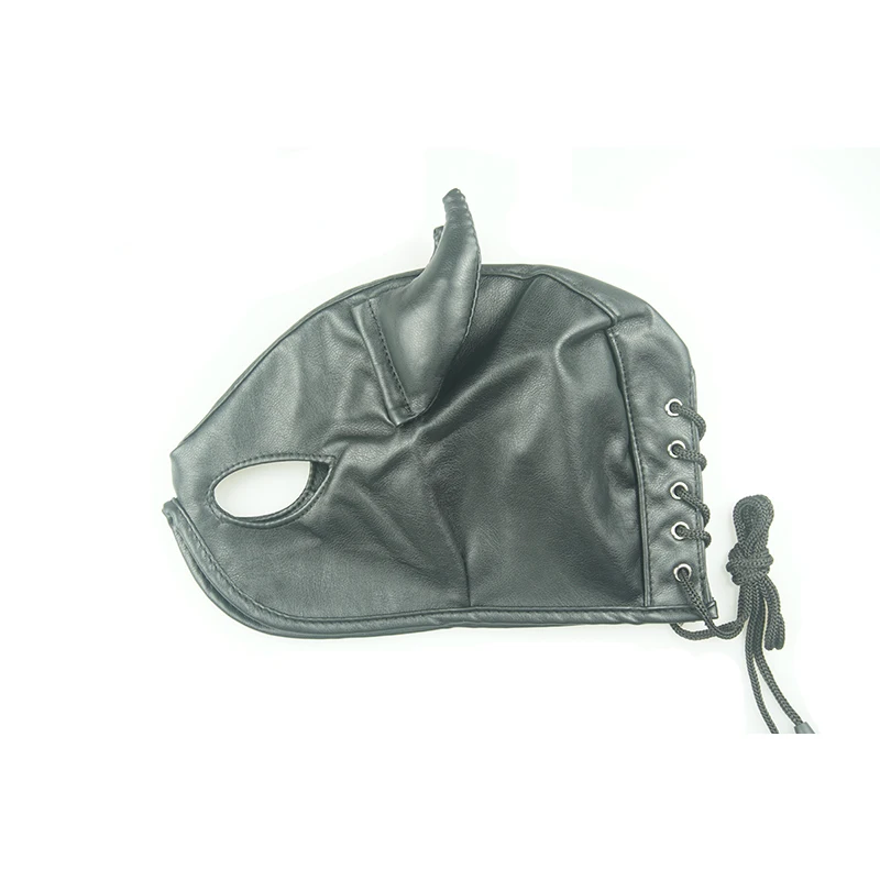 Bdsm Mask With Gag,Gear Bondage,Role Play Hood Padded Blindfold,Sex Toys For Couples,Head Harness SM Products
