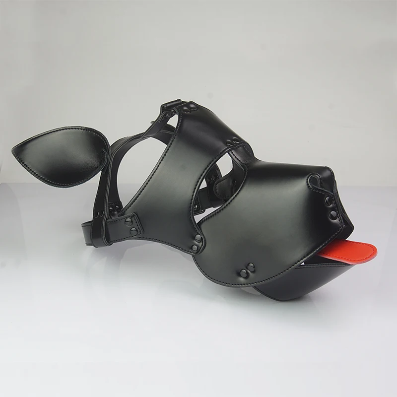 Bdsm Mask With Gag,Gear Bondage,Role Play Hood Padded Blindfold,Sex Toys For Couples,Head Harness SM Products