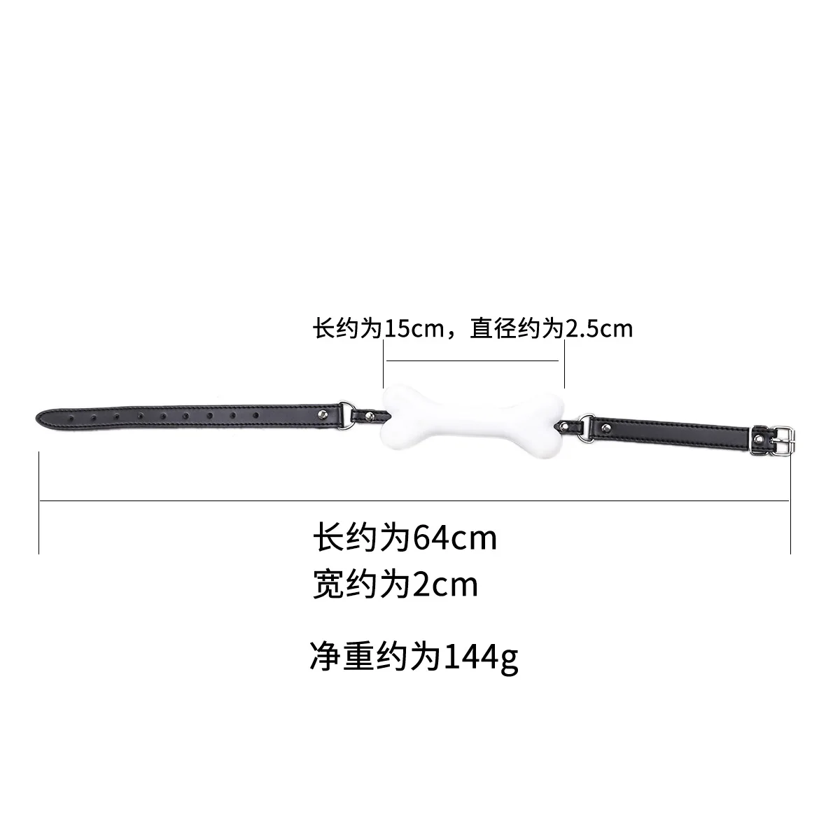 PU Leather Cute Dog Bone Gag Ball Silicone Mouth Plug Gag Restraint Slave BDSM Couples Flirting Sex Products for Women PU Leather Cute Dog Bone Gag Ball Silicone Mouth Plug Gag Restraint Slave BDSM Couples Flirting Sex Products for Women