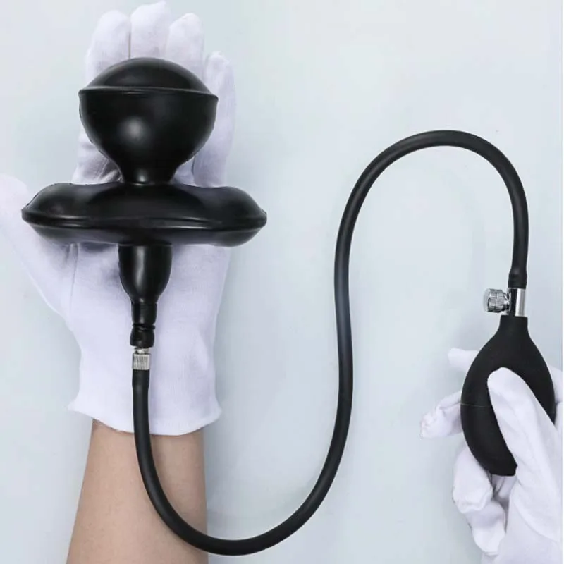 Inflatable Silicone Penis/Ball Gag Oral Dildo Open Mouth Plug Expandable Pump Big Anal Butt Plug Vibrator BDSM Flirt Sex Tools Inflatable Silicone Penis/Ball Gag Oral Dildo Open Mouth Plug Expandable Pump Big Anal Butt Plug Vibrator BDSM Flirt Sex Tools