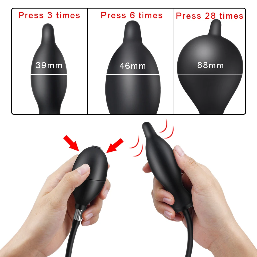 Inflatable Silicone Penis/Ball Gag Oral Dildo Open Mouth Plug Expandable Pump Big Anal Butt Plug Vibrator BDSM Flirt Sex Tools Inflatable Silicone Penis/Ball Gag Oral Dildo Open Mouth Plug Expandable Pump Big Anal Butt Plug Vibrator BDSM Flirt Sex Tools