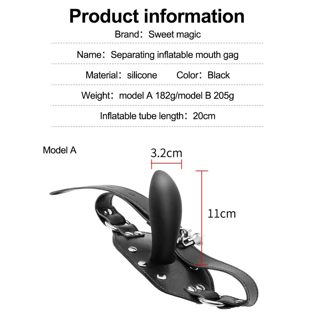 Inflatable Silicone Penis/Ball Gag Oral Dildo Open Mouth Plug Expandable Pump Big Anal Butt Plug Vibrator BDSM Flirt Sex Tools Inflatable Silicone Penis/Ball Gag Oral Dildo Open Mouth Plug Expandable Pump Big Anal Butt Plug Vibrator BDSM Flirt Sex Tools