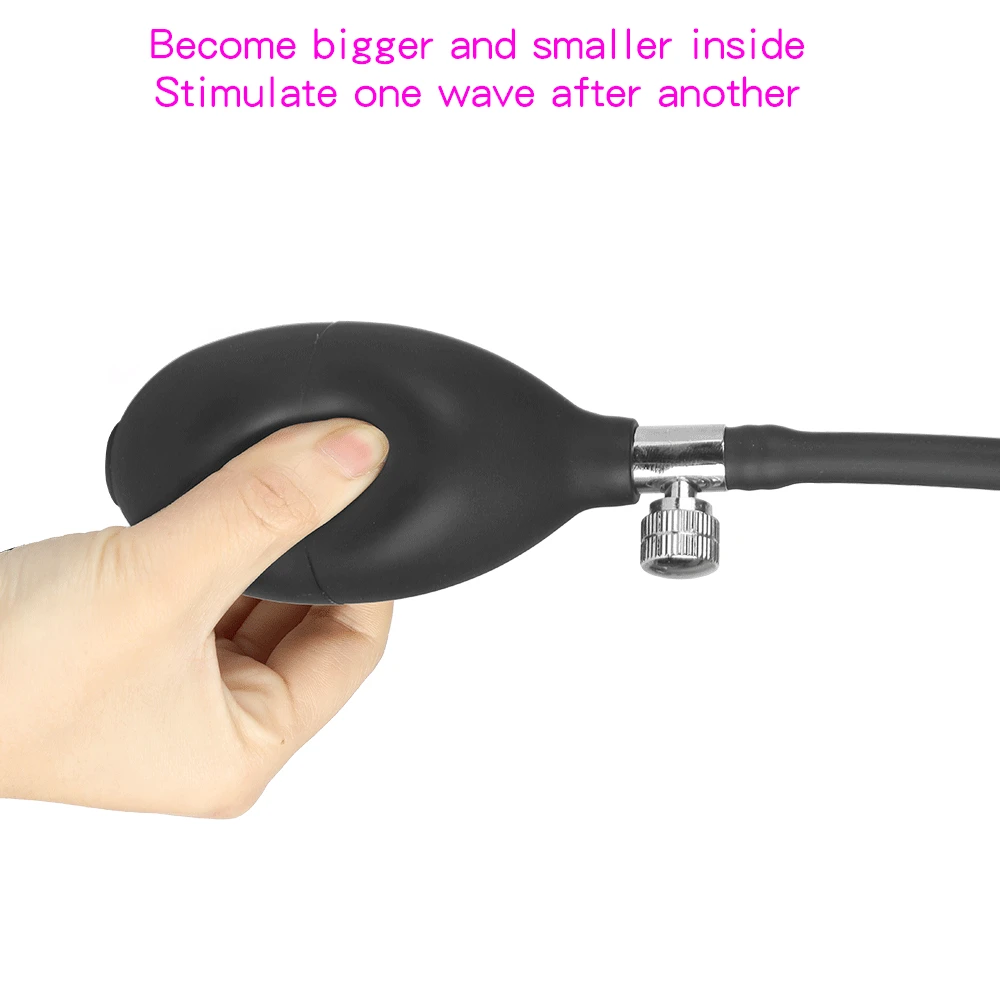 Inflatable Silicone Penis/Ball Gag Oral Dildo Open Mouth Plug Expandable Pump Big Anal Butt Plug Vibrator BDSM Flirt Sex Tools Inflatable Silicone Penis/Ball Gag Oral Dildo Open Mouth Plug Expandable Pump Big Anal Butt Plug Vibrator BDSM Flirt Sex Tools