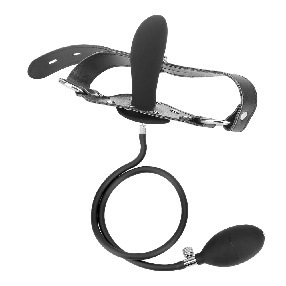 Inflatable Silicone Penis/Ball Gag Oral Dildo Open Mouth Plug Expandable Pump Big Anal Butt Plug Vibrator BDSM Flirt Sex Tools Inflatable Silicone Penis/Ball Gag Oral Dildo Open Mouth Plug Expandable Pump Big Anal Butt Plug Vibrator BDSM Flirt Sex Tools