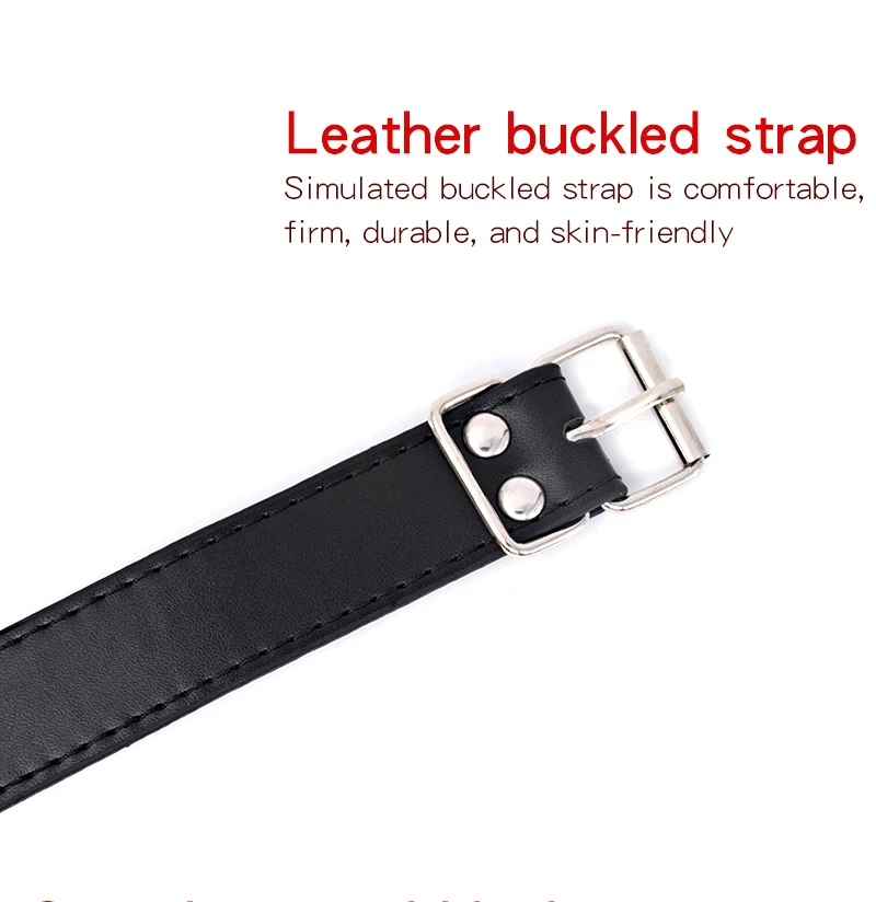 Silicone Mouth Gag Extender Ball Oral Fixation Erotic Toys PU Harness Strap Belt Bdsm Bondage Costume Face Mask Games For Adults