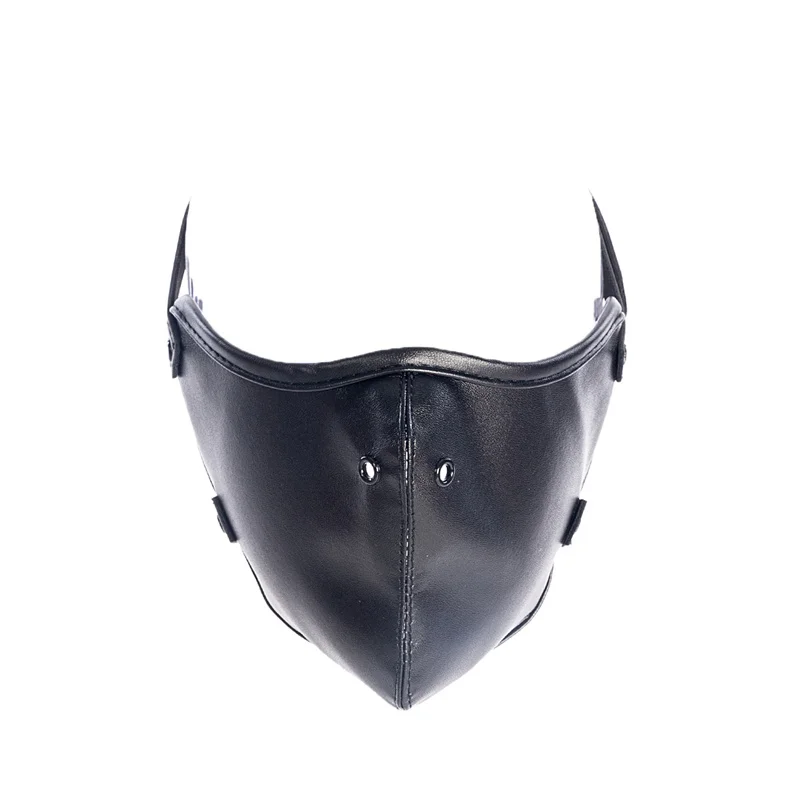 New Leather Hood Mask Mouth Plug Ball Gag Bondage Slave Restraints Fetish Sex Toys For Gay Couples Flirting Adult Games
