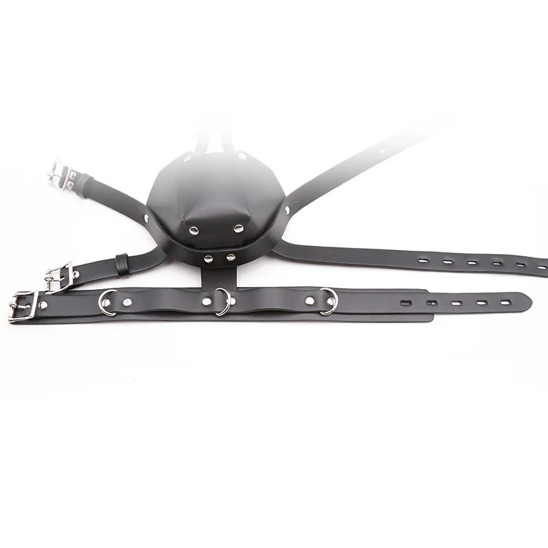 PU Leather Harness BDSM Bondage Harness Gag Gay Mouth Muzzles with Ball Mouth Gag Fetish Salve Restraint Sex Toys for Couples PU Leather Harness BDSM Bondage Harness Gag Gay Mouth Muzzles with Ball Mouth Gag Fetish Salve Restraint Sex Toys for Couples