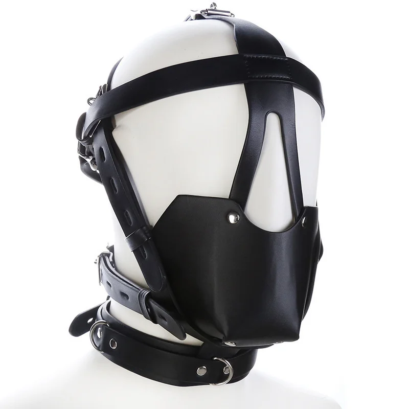PU Leather Harness BDSM Bondage Harness Gag Gay Mouth Muzzles with Ball Mouth Gag Fetish Salve Restraint Sex Toys for Couples PU Leather Harness BDSM Bondage Harness Gag Gay Mouth Muzzles with Ball Mouth Gag Fetish Salve Restraint Sex Toys for Couples