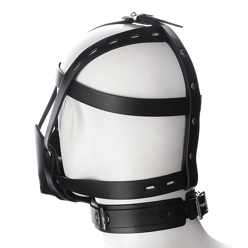 PU Leather Harness BDSM Bondage Harness Gag Gay Mouth Muzzles with Ball Mouth Gag Fetish Salve Restraint Sex Toys for Couples PU Leather Harness BDSM Bondage Harness Gag Gay Mouth Muzzles with Ball Mouth Gag Fetish Salve Restraint Sex Toys for Couples