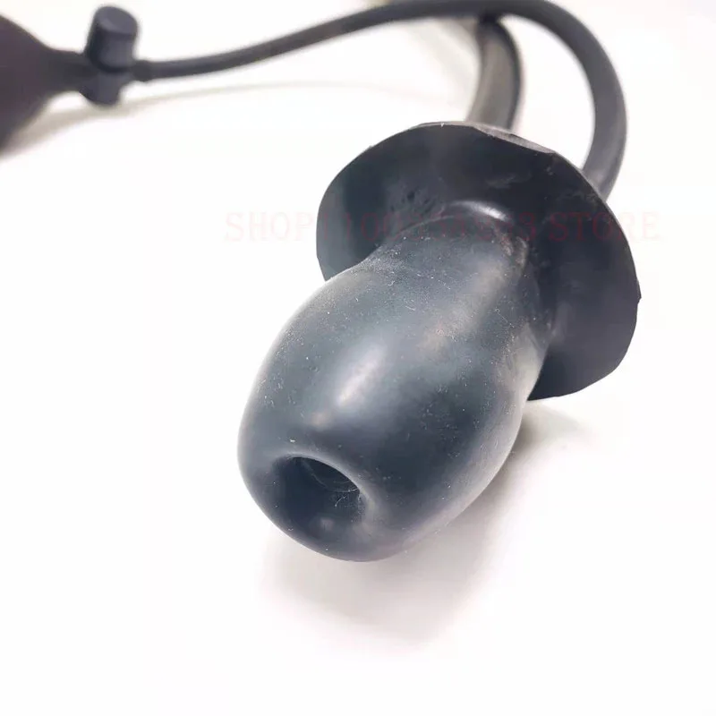 2022 BDSM Latex Inflatable Insert Mouth Gag + Irrigation Pipe Slave Bondage Restraints Seys Toys Adult Sex Games Mouth Plug Ball