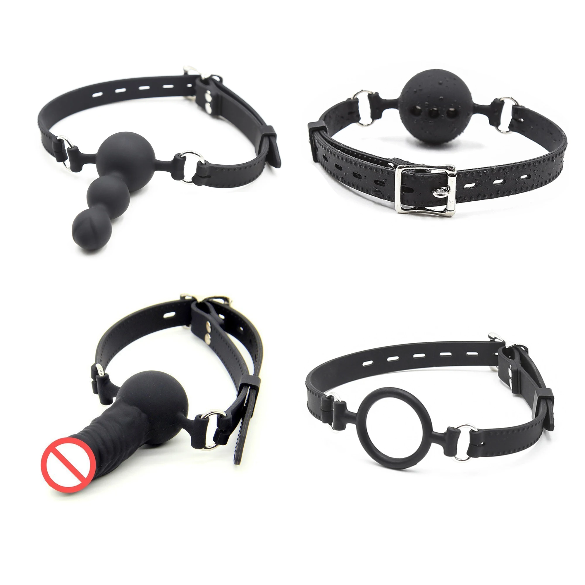 Silicone Mouth Gag Oral Sex Bondage Mouth Ball Plug Dildo Gag Adult Restraint BDSM Sex Toys Drop Shipping Silicone Mouth Gag Oral Sex Bondage Mouth Ball Plug Dildo Gag Adult Restraint BDSM Sex Toys Drop Shipping